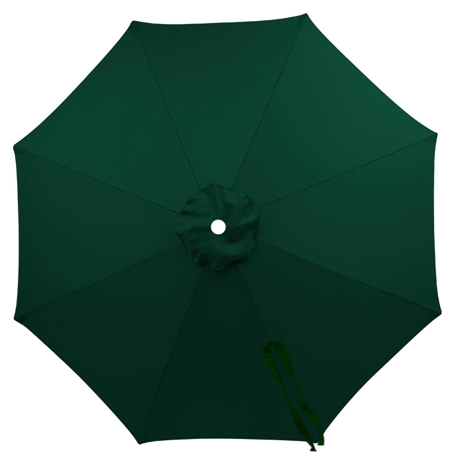 Vervangende hoes voor parasol - Diameter: 3 m - Donkergroen