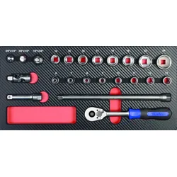 Projahn 3/8" Werkzeug-Satz Einlage 23tlg