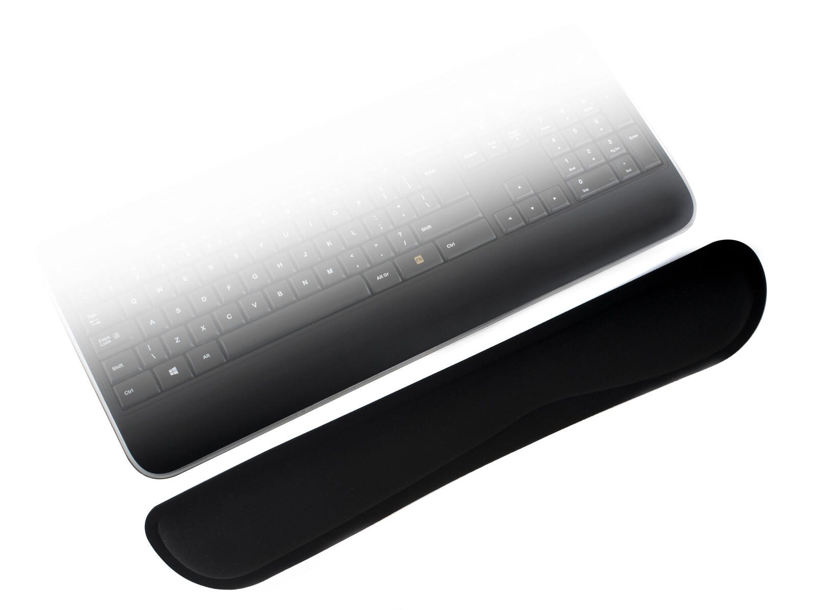pavo Tastatur-Handballenauflage schwarz 8007172