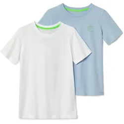 Tchibo - 2 Kinder-T-Shirts - Kinder - Gr. 170/176 - grün