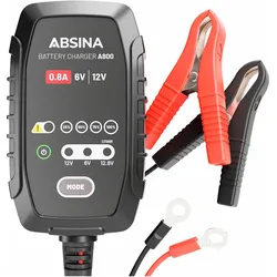 Absina, Autobatterie Ladegerät, Batterieladegerät A800 (0.80 A, 12V, 6V)