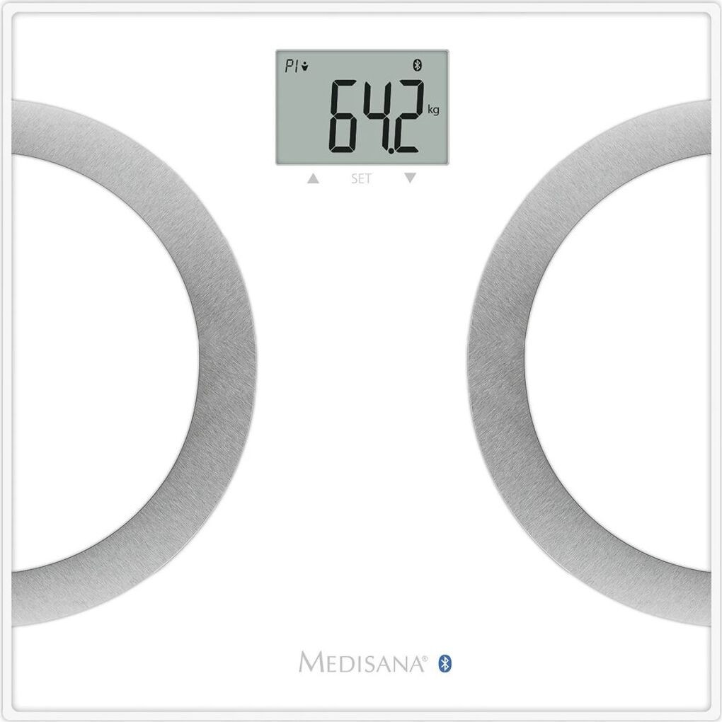 Medisana BS 445 Connect elektronische personenweegschaal, wit, tot 180 kg, voor 8 gebruikers