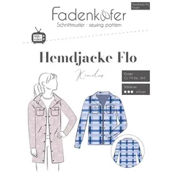 Fadenkäfer Schnitt "Hemdjacke Flo" für Kinder