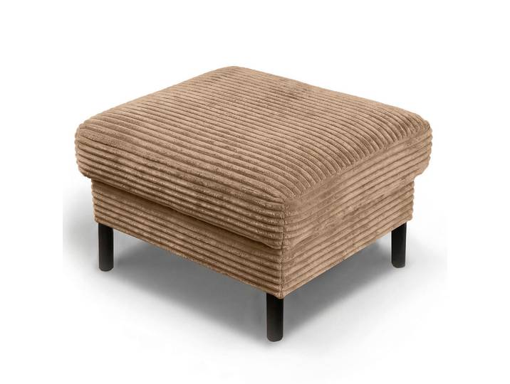 Livetastic Hocker, Hellbraun, Metall, rechteckig, 70x48x60 cm, Stoff-/Lederauswahl, Wohnzimmer, Hocker, Sitzhocker