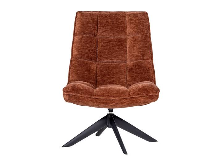 Sessel JOUKE Textil Holz Metall 97 x 70 x 85 cm rostbraun