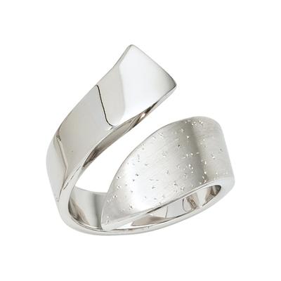 Silberring JOBO Gr. 58, silber (silber 925), Fingerringe, Damen, 58, Silber 925 (Sterlingsilber), Silberring, 925 Silber