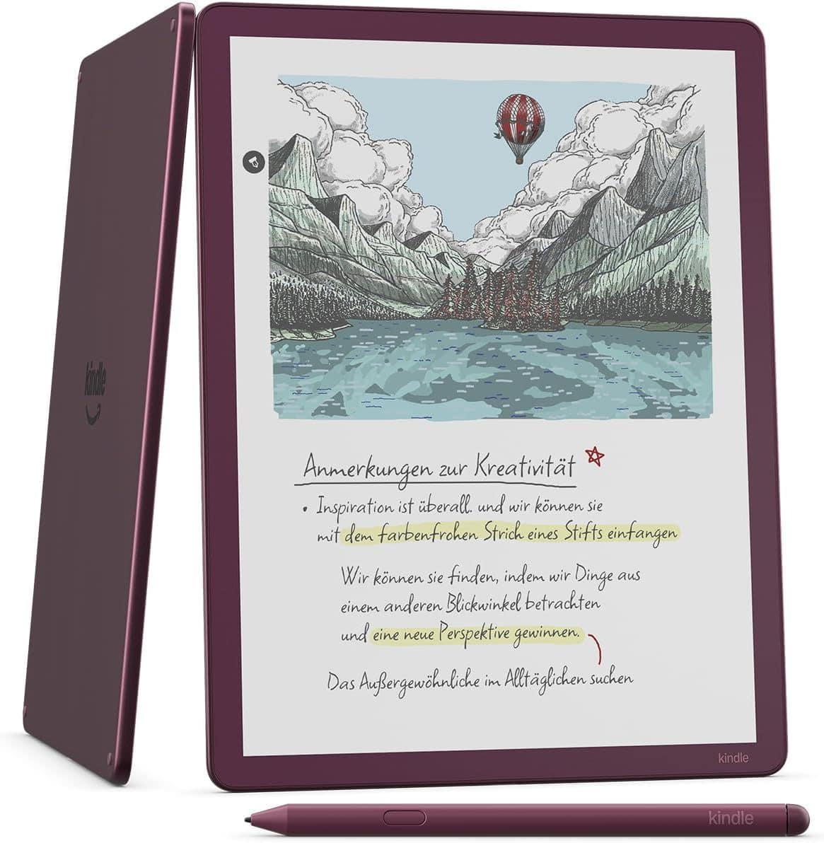 Amazon Kindle Scribe Colorsoft E-Reader 27,9 cm (11 Zoll) 64 GB (Bordeaux) B0FC1ZVDRM