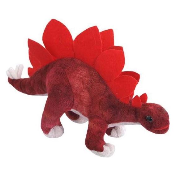 Beppe Red plush Stegosaurus, 30 cm (30 cm) (13456)