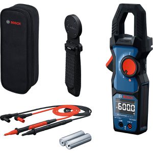 Bosch Stromzange 0601077601, GMC 600-15,True RMS, digital, 6000 Counts, AC / DC, bis 600 V, bis 600 A, Magnethalterung