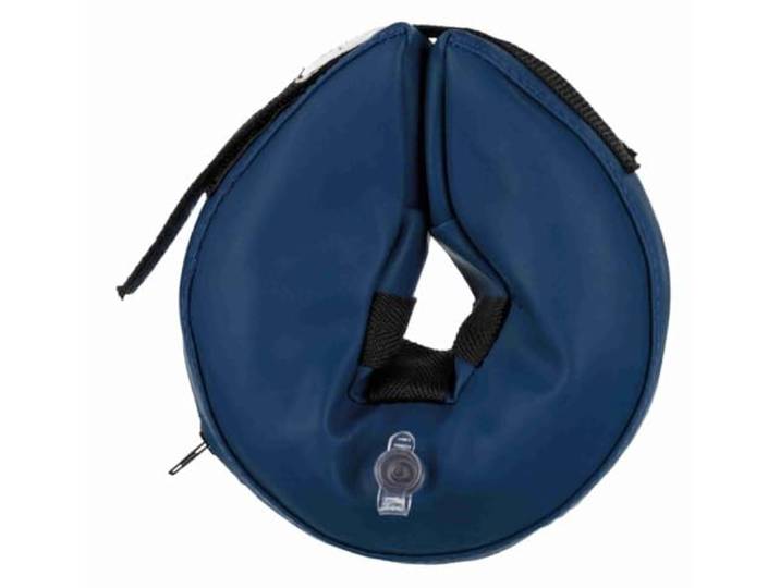 Trixie 19540 beschermende kraag, opblaasbaar, XXS: 14-18 cm/6,5 cm, blauw