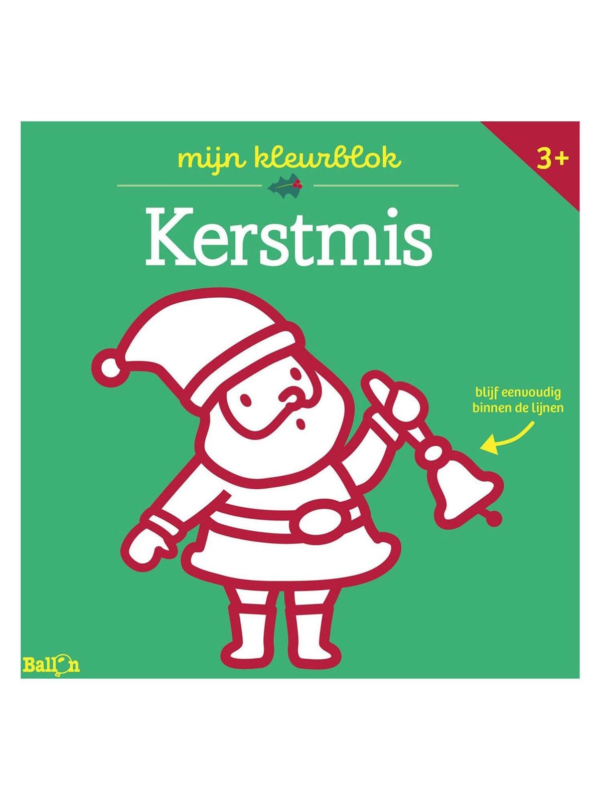 Boek Specials Nederland BV My Color Block Christmas with Thick Lines