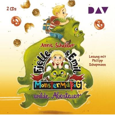 Fjelle und Emil – Teil 2: Monstermäßig wilde Abenteuer - Anne Scheller, CD, 9783742414571