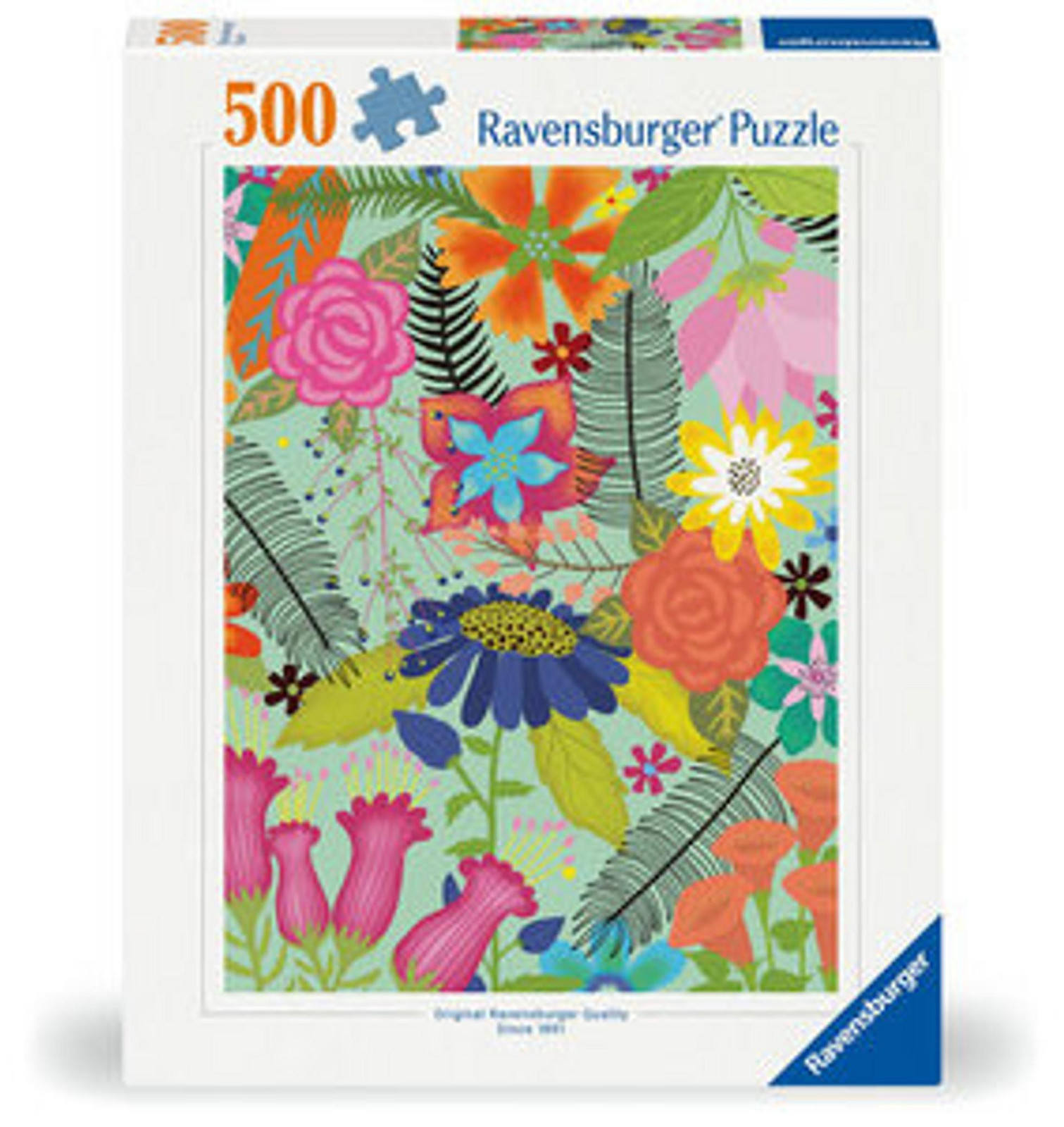 Ravensburger Puzzel Bloemenjungle - 500 stukjes