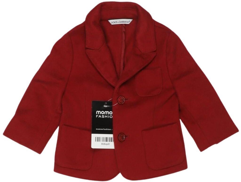 Dolce&Gabbana Mädchen Jacke oder Mantel, Rot, Gr. EU 50, Viskose / Kaschmir - Second Hand