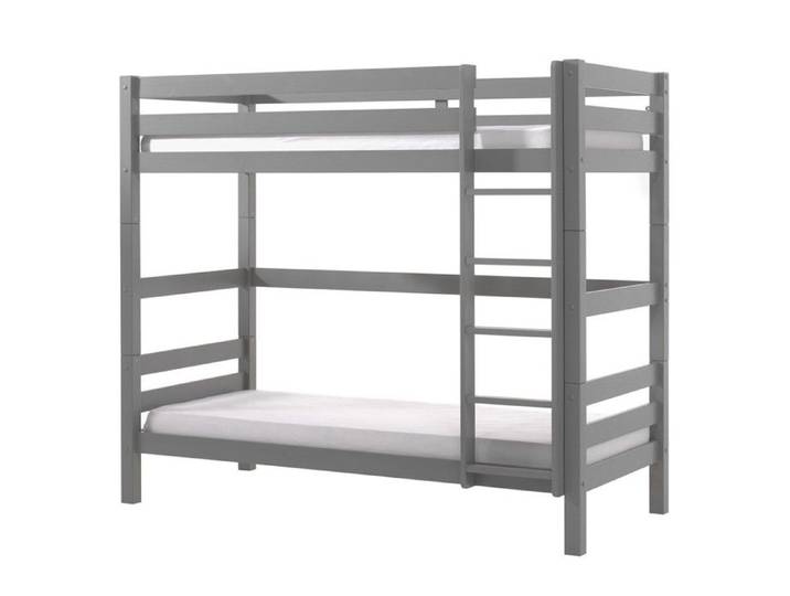 Lit Enfant Superposé Haut  Pino  90x200cm Gris