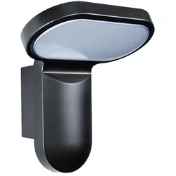 Esylux EL10710117 LED-Leuchte im Aluminiumgehäuse, 17 Watt, 5000 K, schwarz OL WL 200 OP 1700 850 BK
