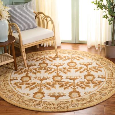 SAFAVIEH Handmade Earthly Treasure Aurelija Traditional Wool Rug