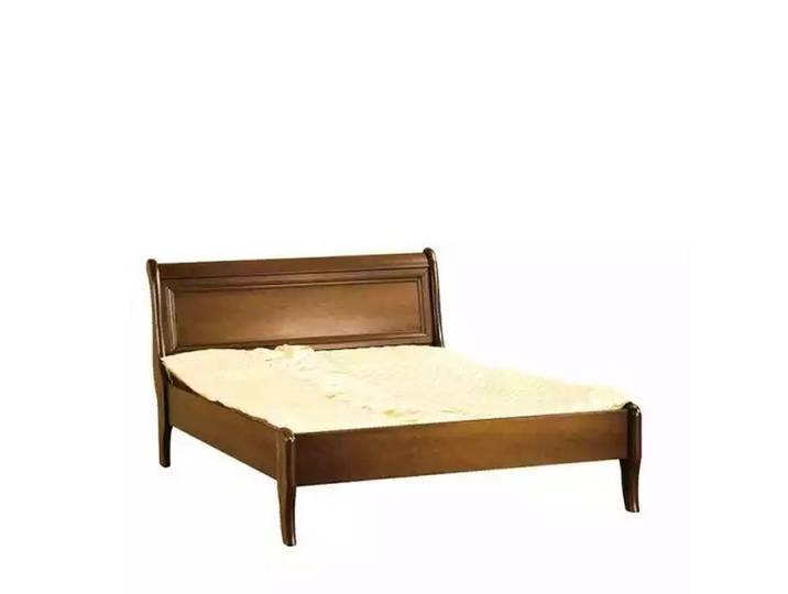 JVmoebel Bett Luxus Holz Bett in edlem Braun für stilvolles Schlafzimmerdesign (1-tlg., Bett), Made in Europa