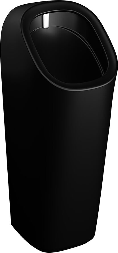 Vitra Plural Urinal 7809B083-5330 33,5x38x90,5cm, sur pied, batterie, noir mat