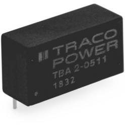 TracoPower TBA 2-0511 DC/DC-Wandler, Print 400 mA 2 W Anzahl Ausgänge: 1 x Inhalt 1 St.