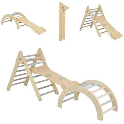 Moni Spielgerät Triangel 3 in 1 Holz