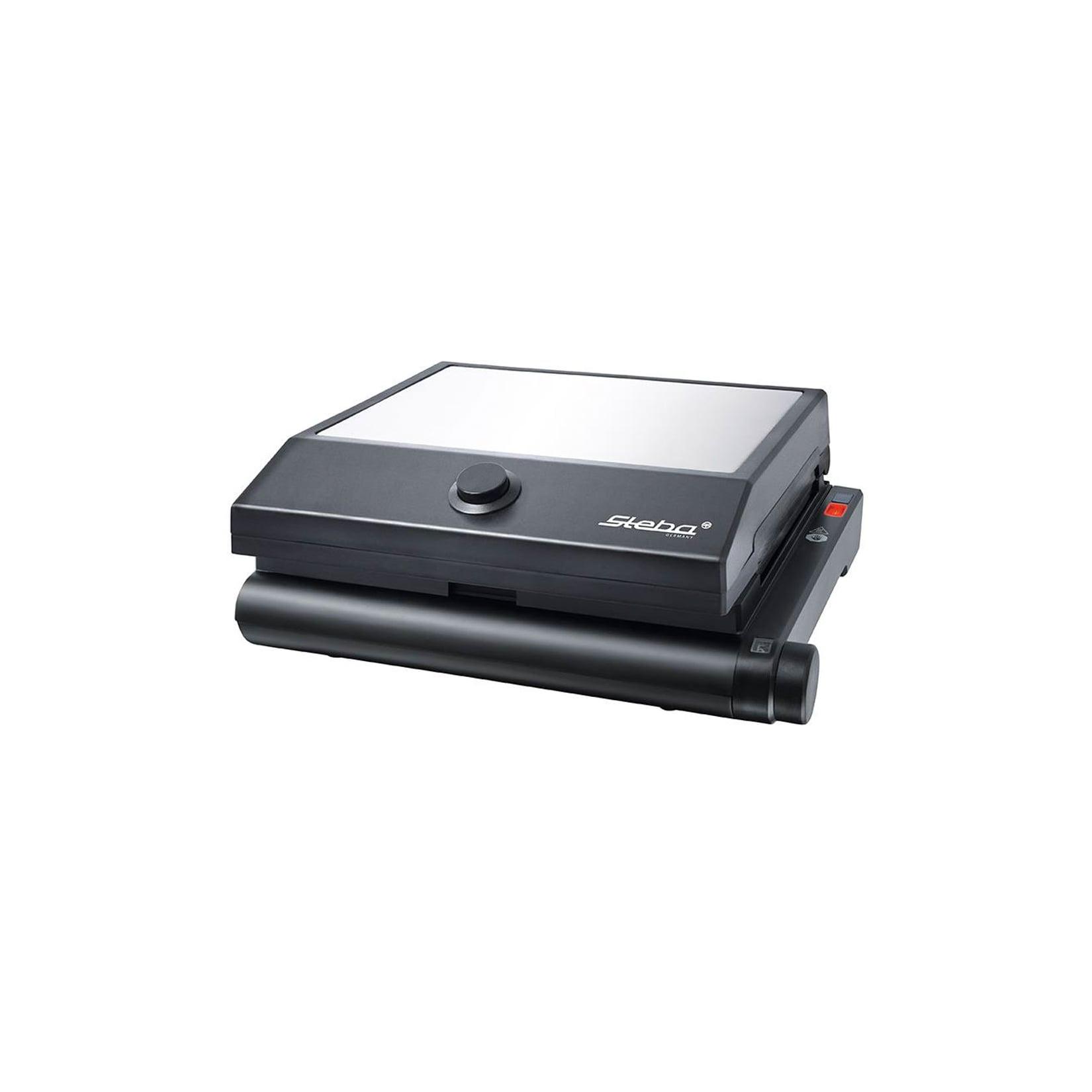 STEBA SG 55 3-in1 Multi-Snack Maker Sandwichmaker Waffeleisen Kontaktgrill Schwarz/Edelstahl