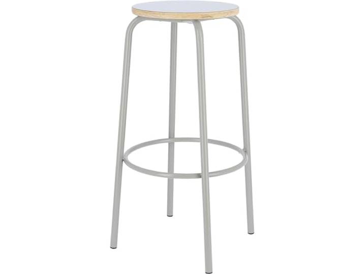 kaiserkraft Barhocker PARIS Sitzhöhe 750 mm, taupe
