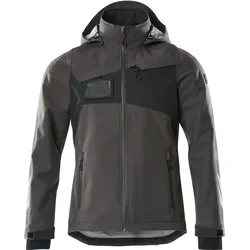 Hardshell-Regenjacke "ACCELERATE" - 3XL - dunkelanthrazit/schwarz