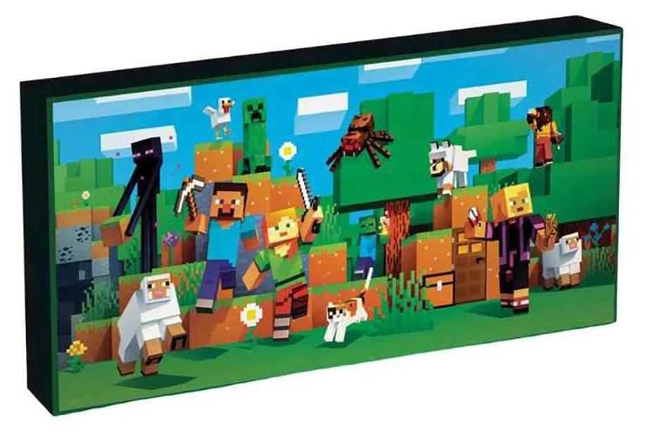 Minecraft Pyramide LED-decoratie meerkleurig