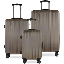 Bugatti Lima 4 Rollen Kofferset 3-teilig, Koffer, Bronze