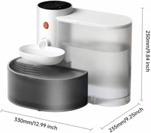 Inspire Picks HydroSense Smart Pet Water Dispenser Rechargeable Automatic Water Fountain For Cats & Dogs white 3l