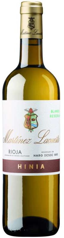 Vino Blanco Hinia 2021 de Martínez Lacuesta - Frescura y Elegancia en Cada Sorbo
