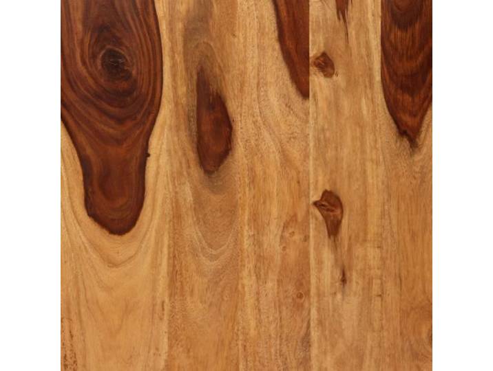 Table de salle à manger en bois massif de Sesham et acier 180 cm - Brun - MOO