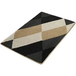 Kleine Wolke Badteppich Ayana Schwarz 70x120 cm