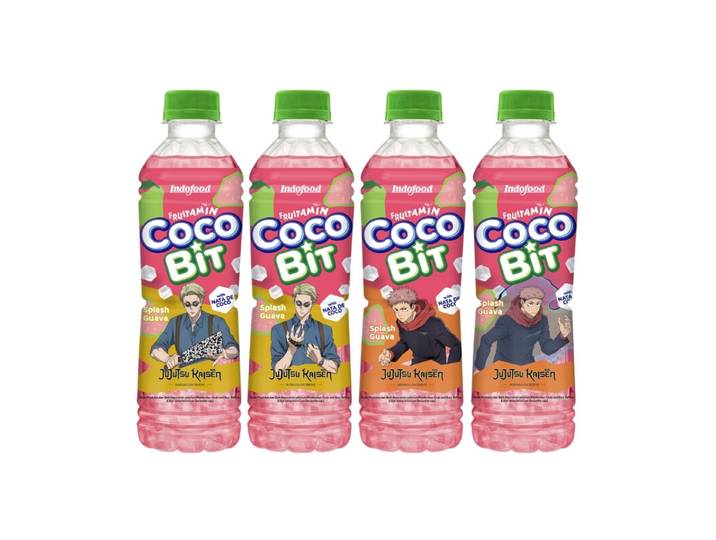 FRUITAMIN Jujutsu Kaisen Splash Jus de Goyave avec Nata de Coco 350 ml