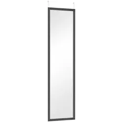 Türhängespiegel Ganzkörperspiegel Wandspiegel schwarz Flurspiegel H 120 cm