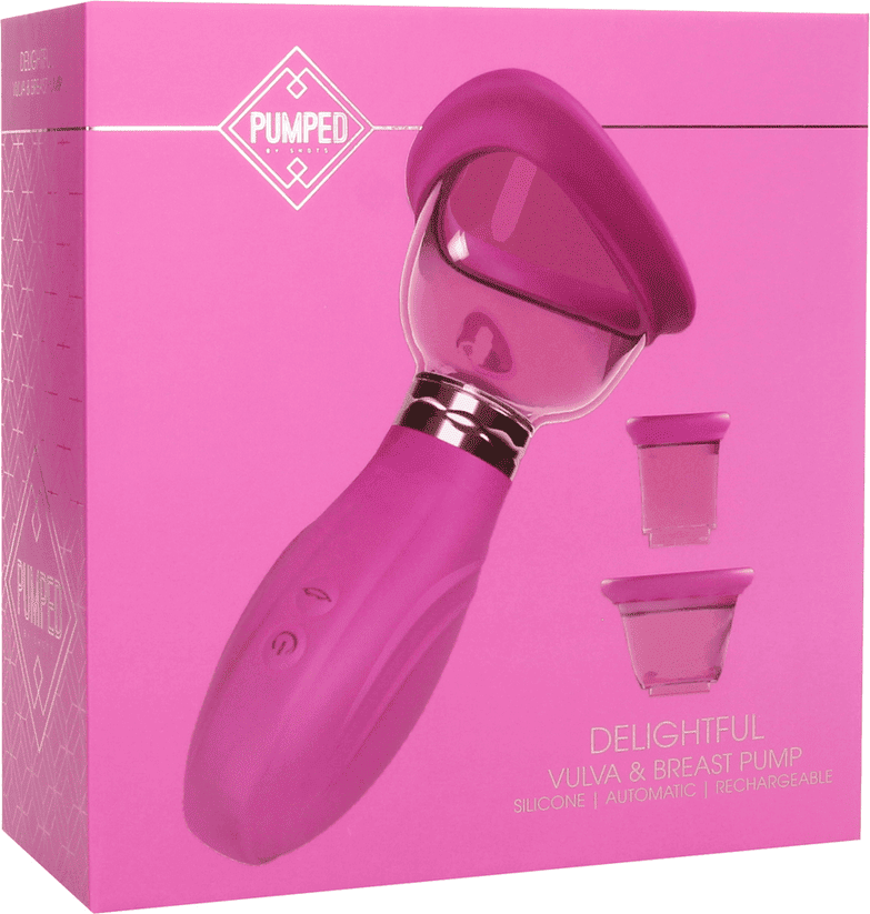 Pumped Délicieux - Pompe Rechargeable pour Vulve et Seins - Rose