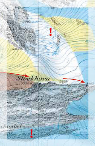 Carte Freeride - Zermatt   Freeride Map