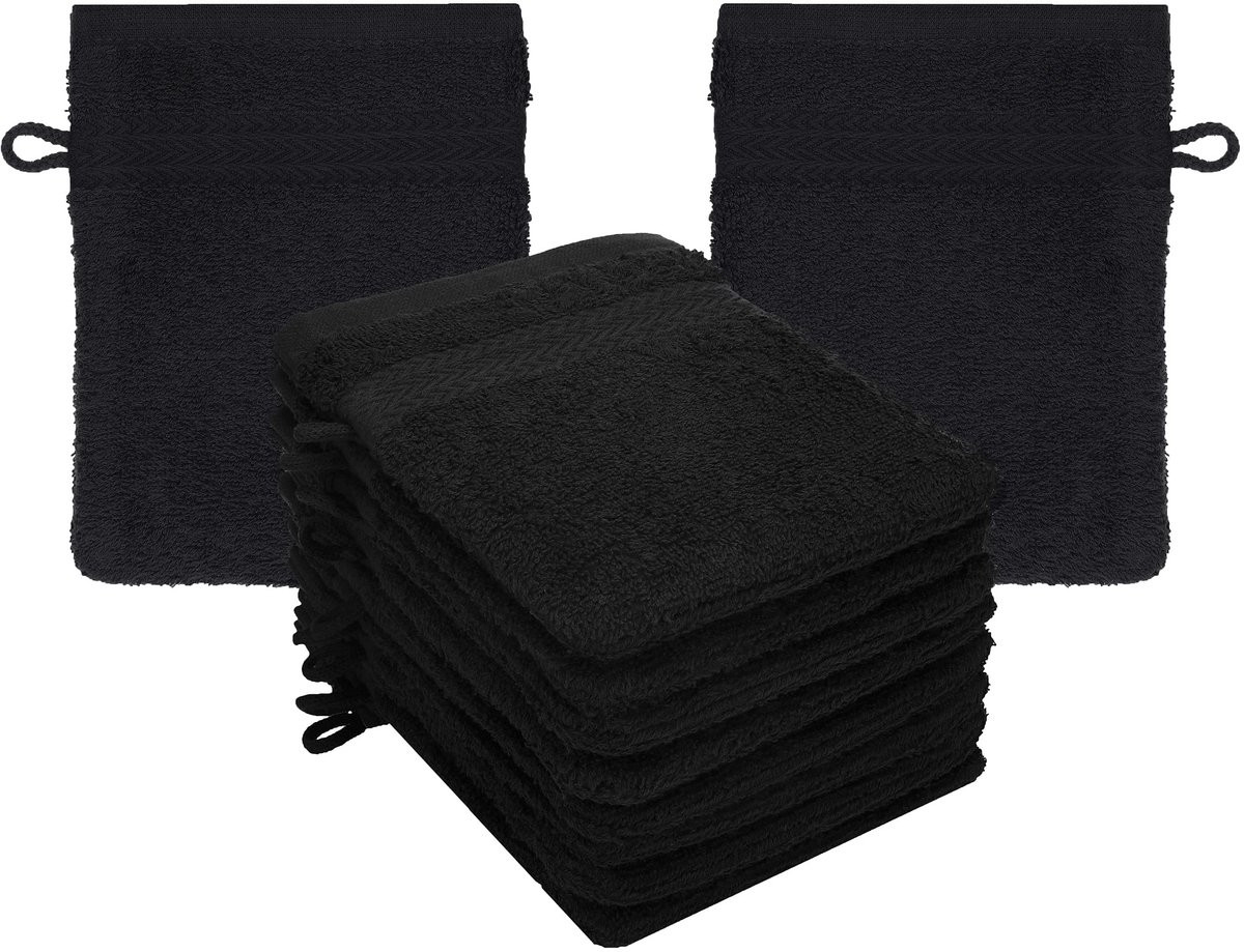 Ibenzoa Set van 10 Luxe Katoenen Washandjes voor Gezichtsreiniging en Babyverzorging