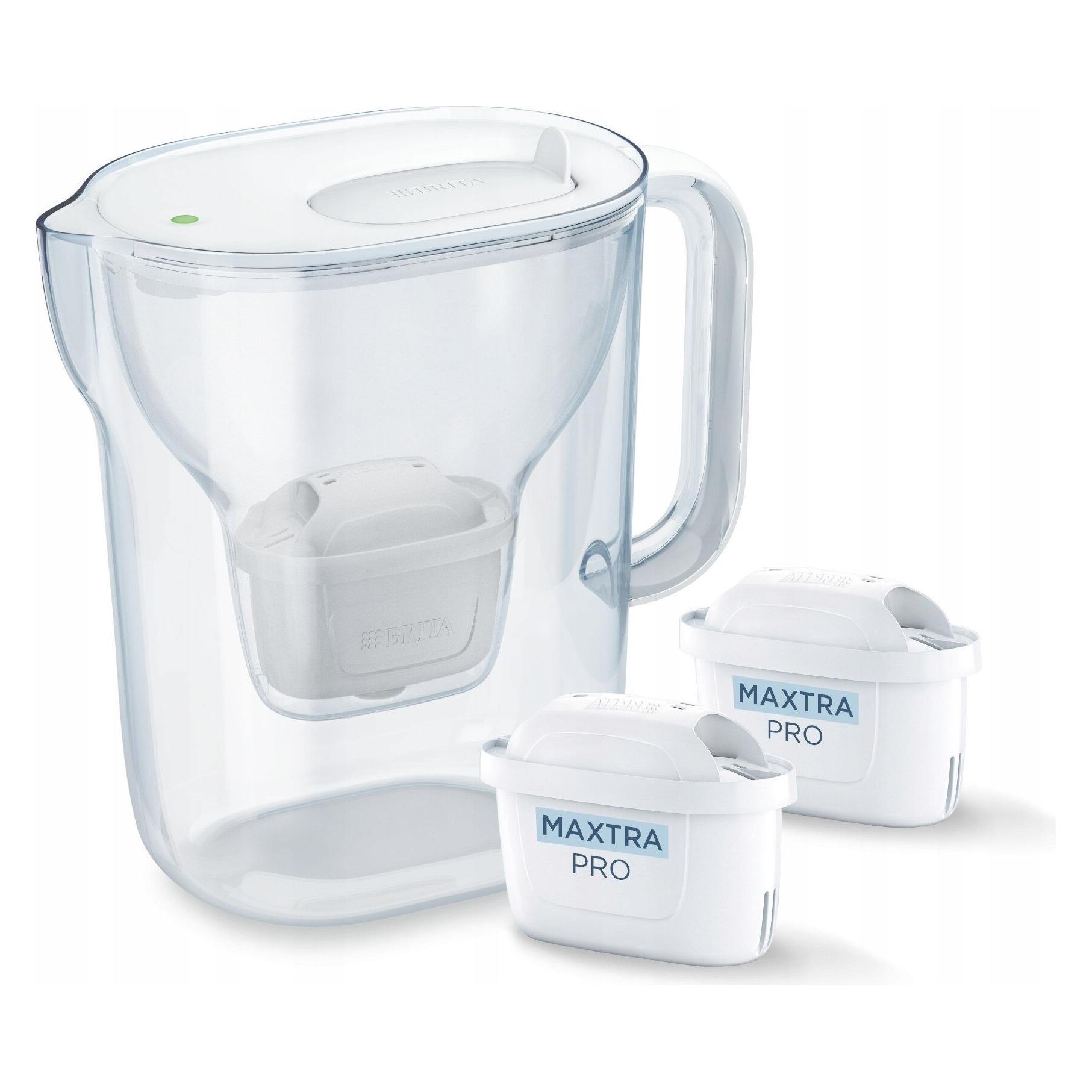 Brita Dzbanek filtrujący Style Essential+2 wkłady MaxtraPro PP (2 4l biały) (2.40 l) (1059836)
