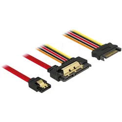 DELOCK 85228 - SATA 6 Gb/s Buchse + SATA 15 Pin > SATA