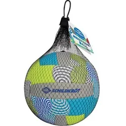 SCHILDKRÖT Ball Schildkröt Neopren Mini Beachvolleyball, Größe 2, Ø 15 cm, griffige textile Oberfläche, salzwasserfest, ideal für kleine Kinderhände, 970284, Größe ONE SIZE in Grau Grau