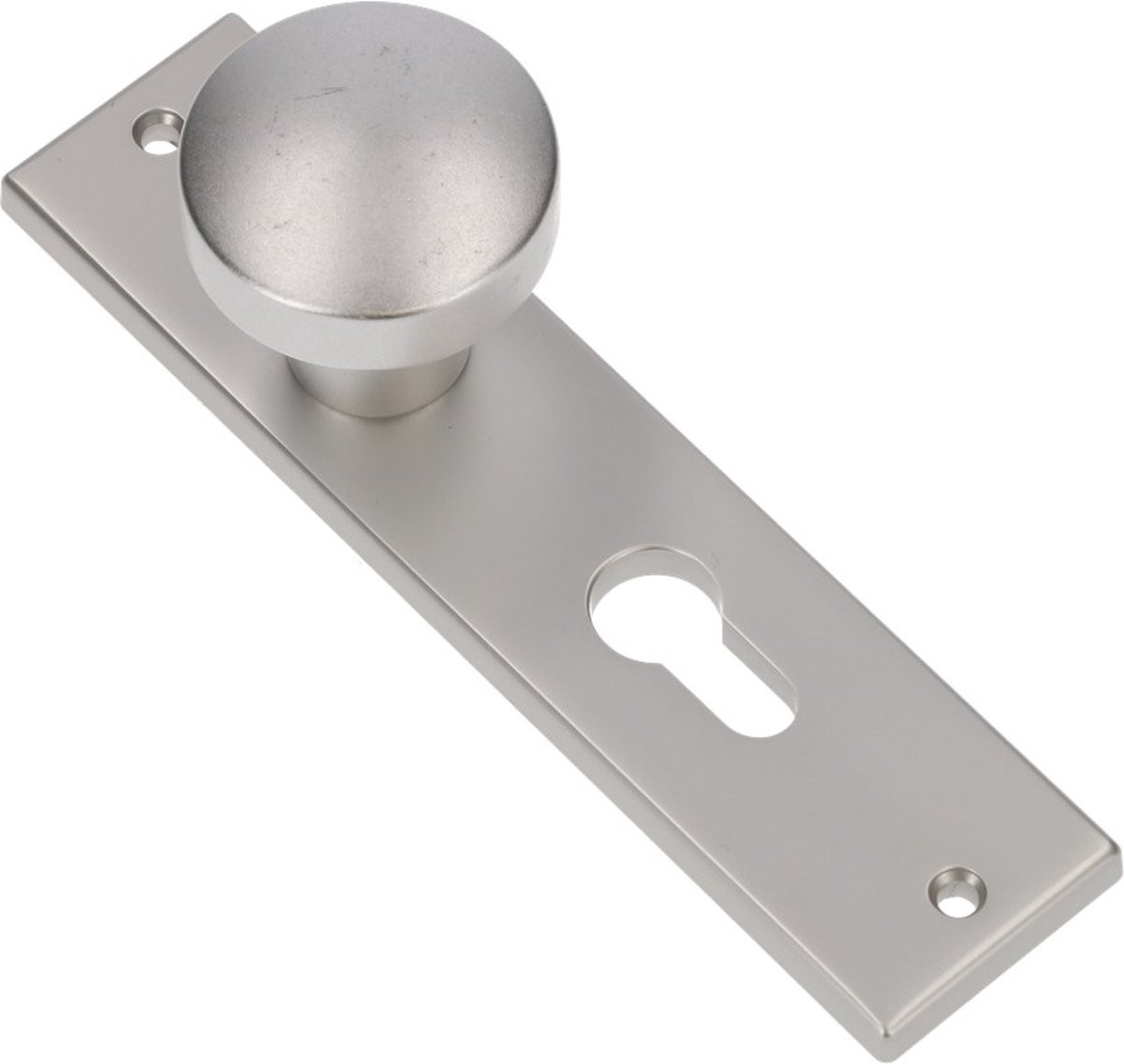 Ami Knopkortschild Aluminium F-1 met 50mm diameter - 178 x 43 x 7 mm
