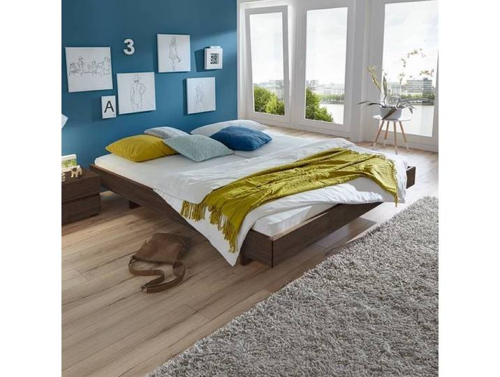 Bett Rimini Buche Massivholz ohne Kopfteil 180x200cm klassischer Stil