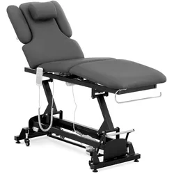 Helloshop26 - Elektrische Massageliege max. Belastung 150 kg schwarz/grau 14_0007761