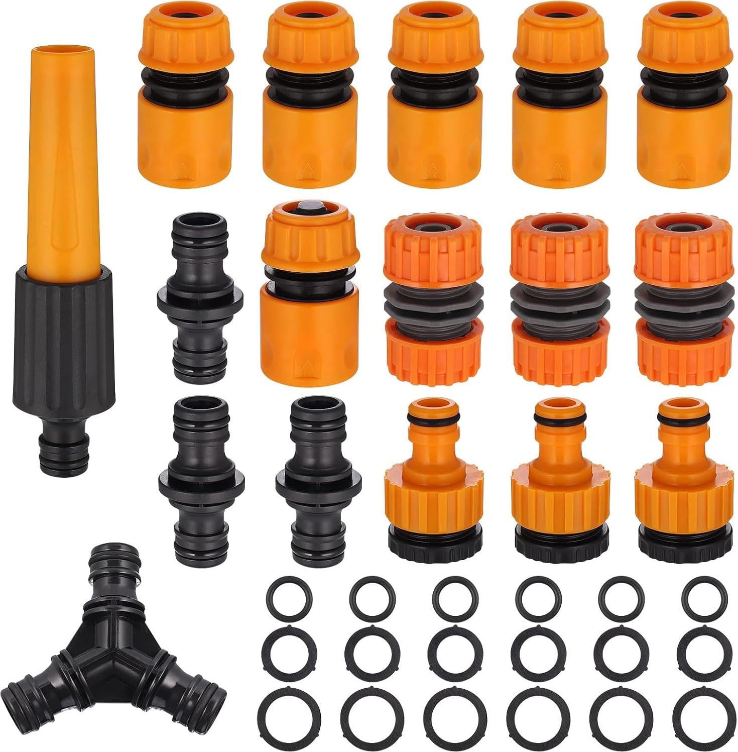 17-delige universele set tuinslangaansluitingen van 1/2 inch