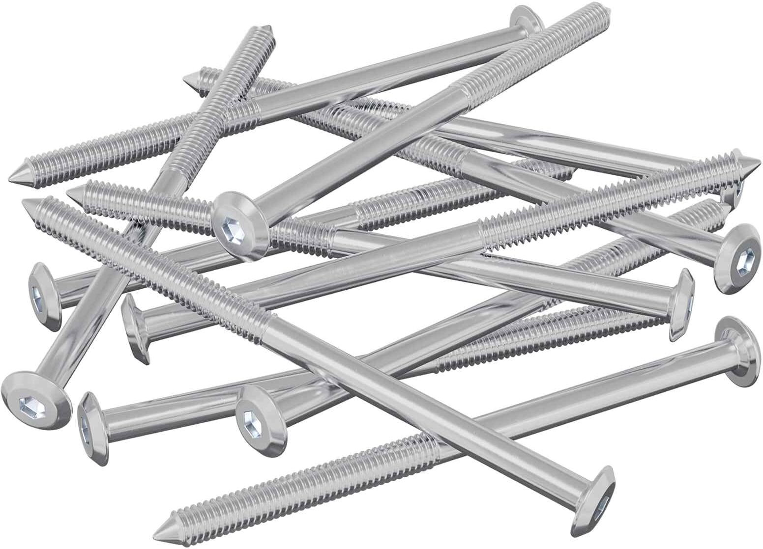 vidaXL Vis pour meubles 1000 pc Argenté Acier