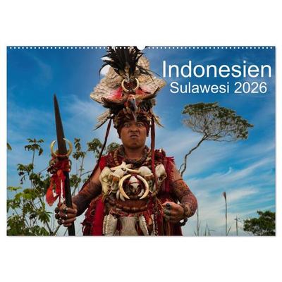 Sulawesi 2026 (Wandkalender 2026 DIN A2 quer), CALVENDO Monatskalender