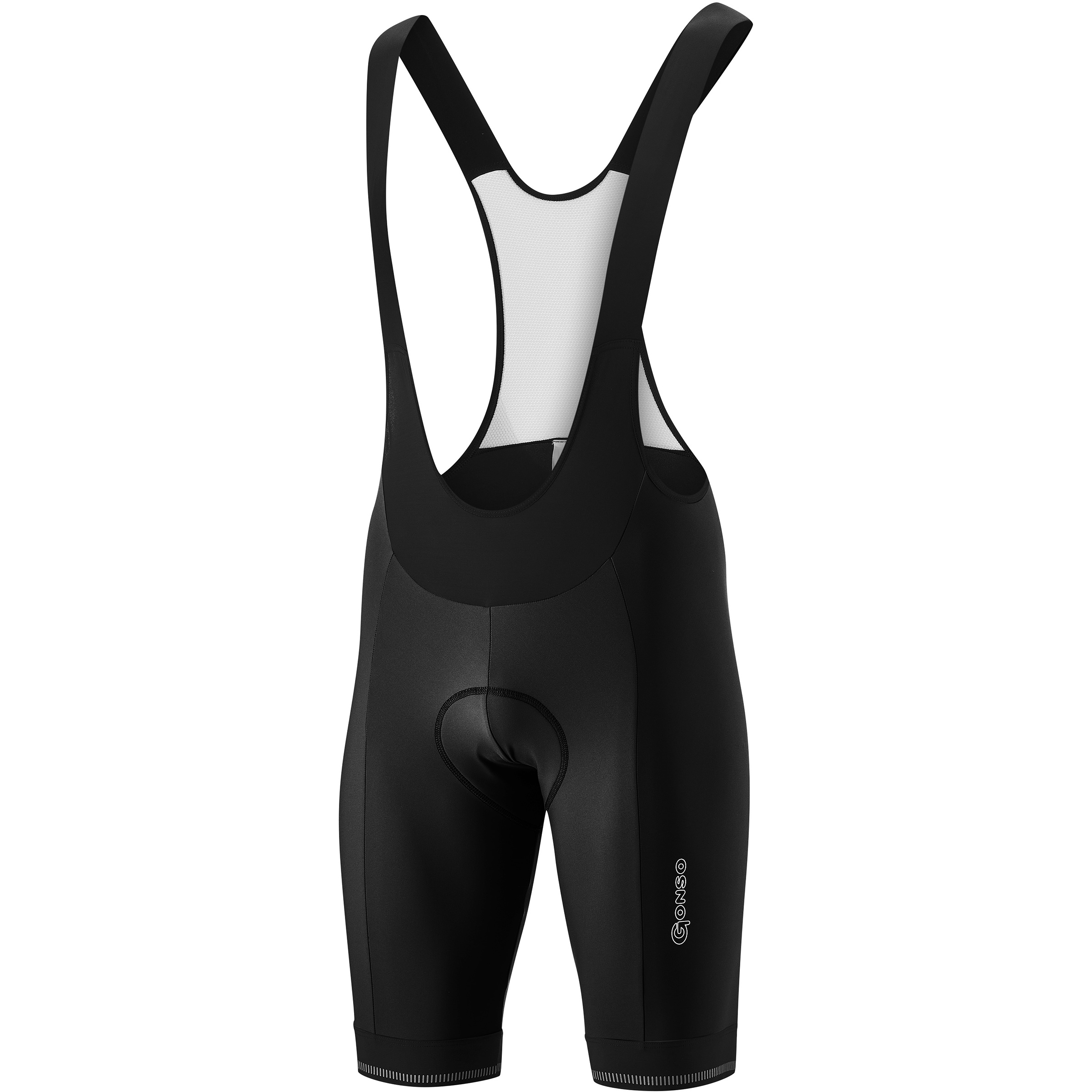 Gonso Sitivo Bib kurz Herren Fahrradhose schwarz Größe 5XL Mountainbike | Rennrad | Gravel Elastisch