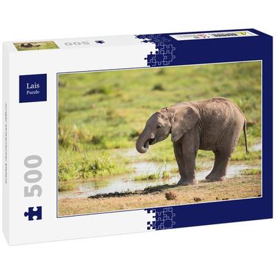 Lais Puzzle Junger afrikanischer Elefant 500 Teile